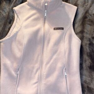 Columbia light pink Fleece Vest